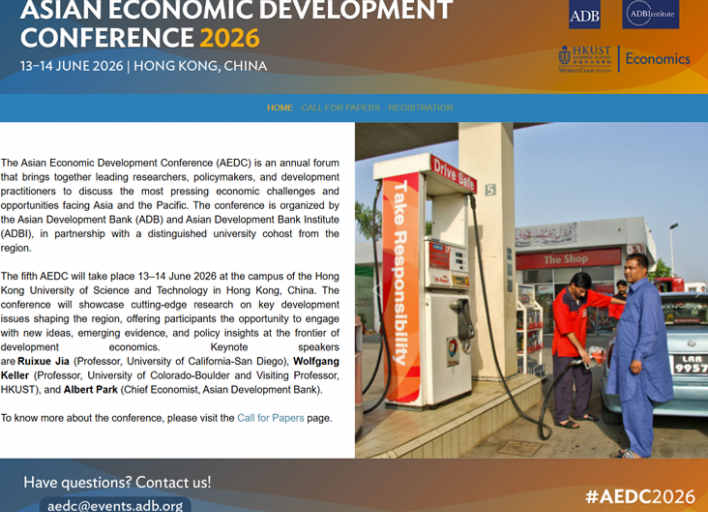 Asian Economic Development Conference 2026